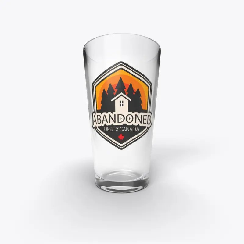 Abandoned Urbex Canada Pint Glass